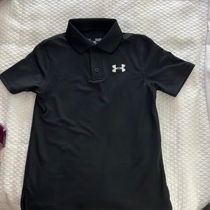 Under Armour Boys Heatgear Polo Loose Fit Size Small